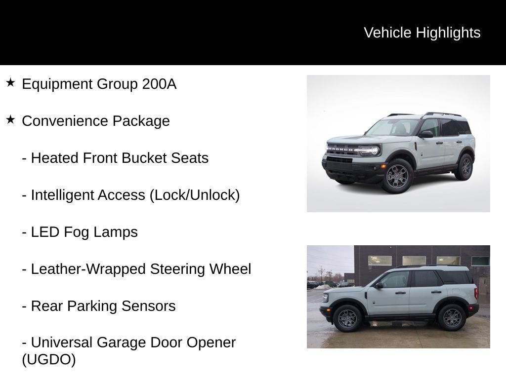 Used 2023 Ford Bronco Sport Big Bend w/ Convenience Package image 6