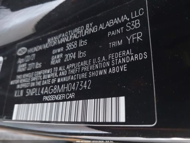 Used 2021 Hyundai Elantra SE FWD image 8