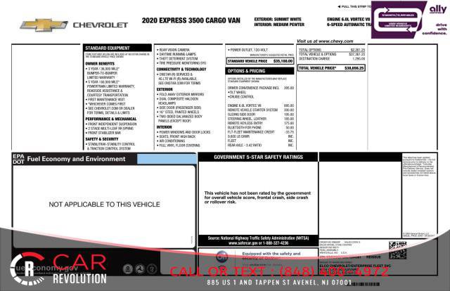 Used 2020 Chevrolet Express 3500 w/ Driver Convenience Package image 11