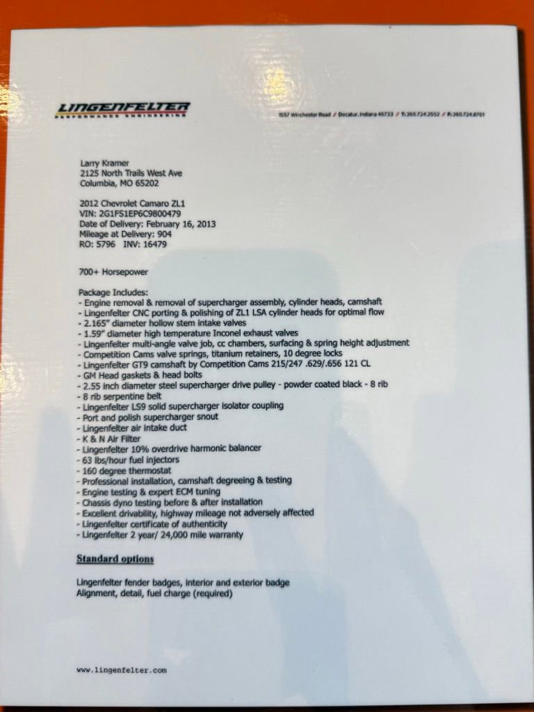 Used 2012 Chevrolet Camaro ZL1 RWD image 30