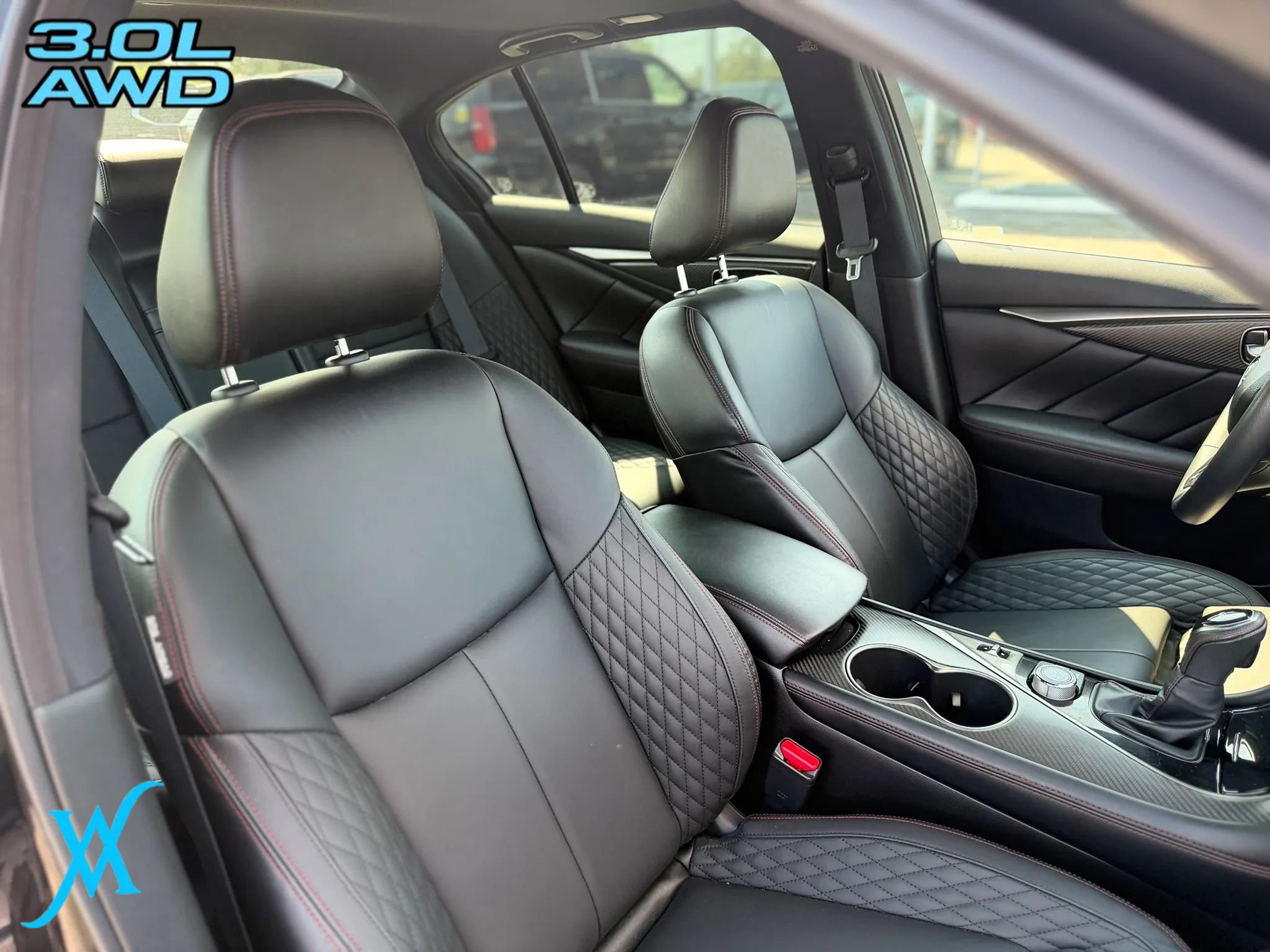 Used 2023 INFINITI Q50 Red Sport 400 w/ Black Opal Edition AWD/4WD image 24