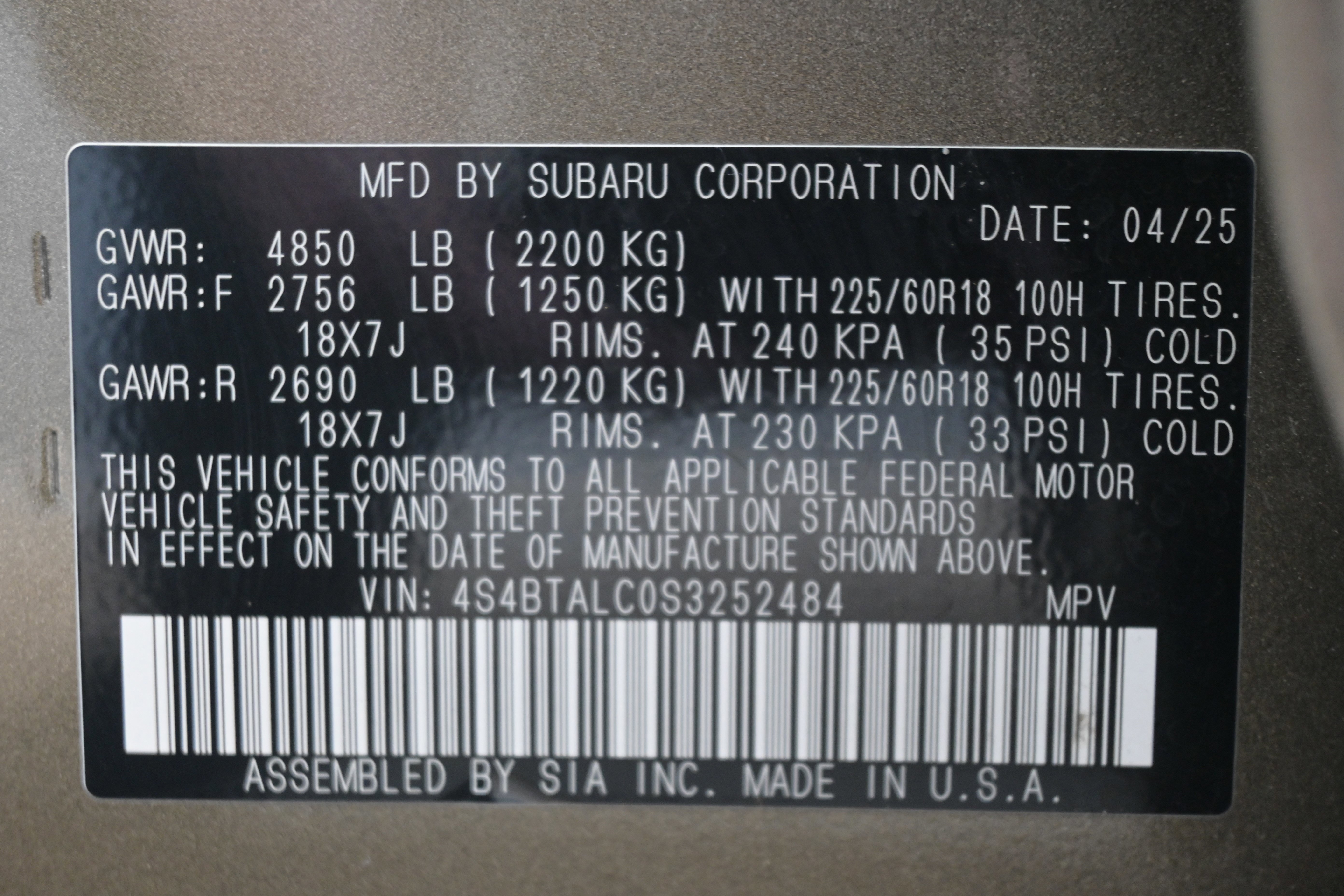 Used 2025 Subaru Outback Onyx Edition image 36
