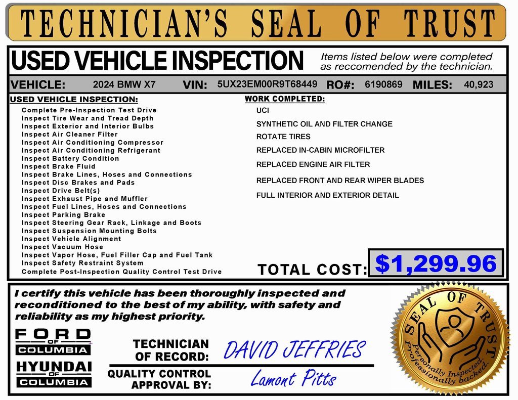 Used 2024 BMW X7 xDrive40i image 2