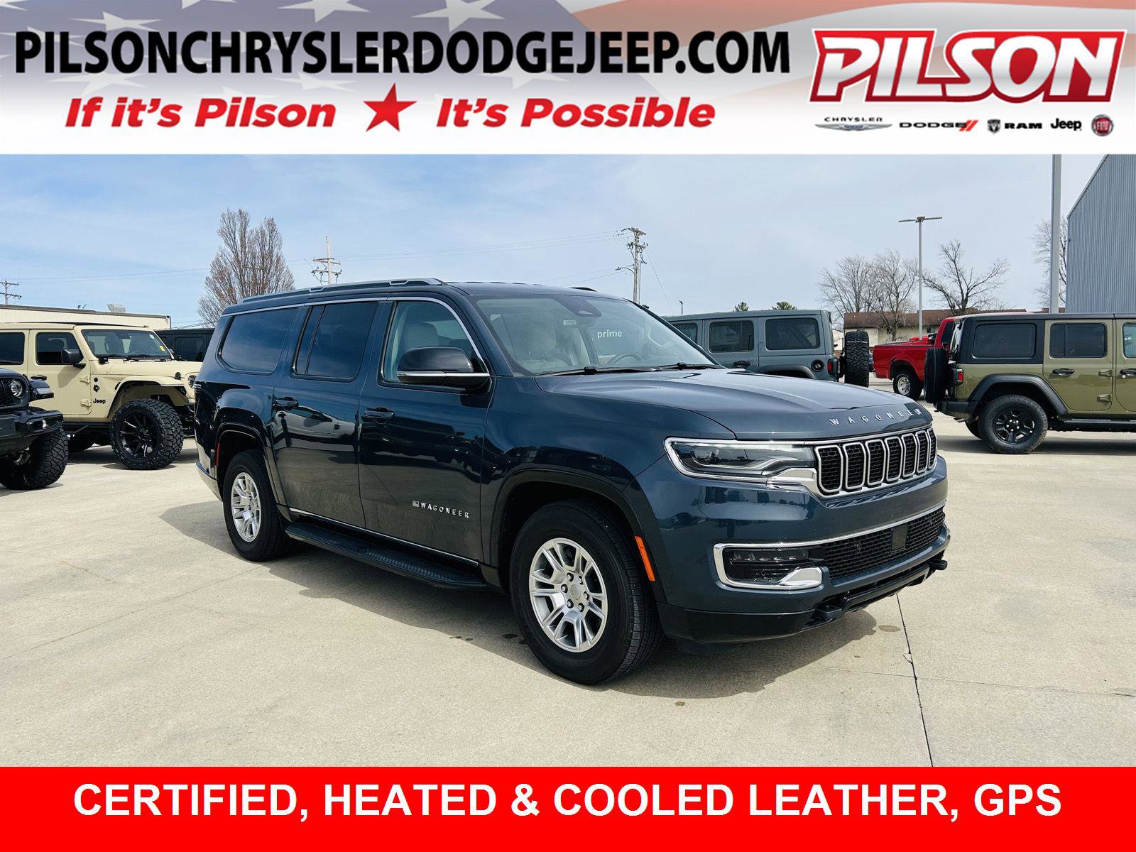 Used 2024 Jeep Wagoneer L 4WD w/ HD Trailer Tow Package image 1