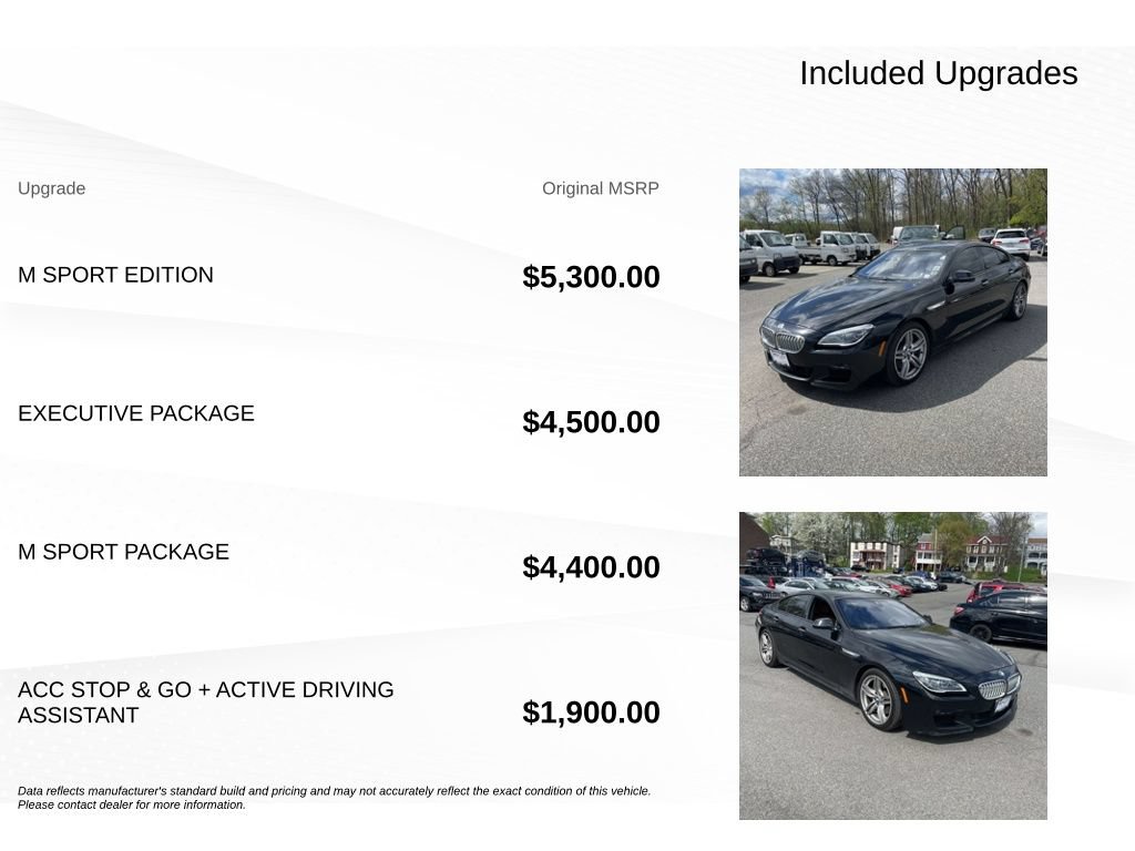 Used 2016 BMW 650i Gran Coupe xDrive AWD/4WD image 14