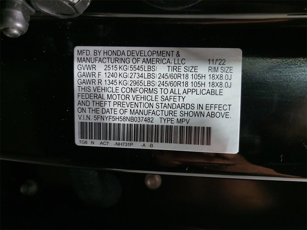 Used 2022 Honda Pilot EX-L image 38