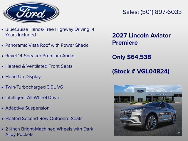 New 2027 Lincoln Aviator AWD image 6