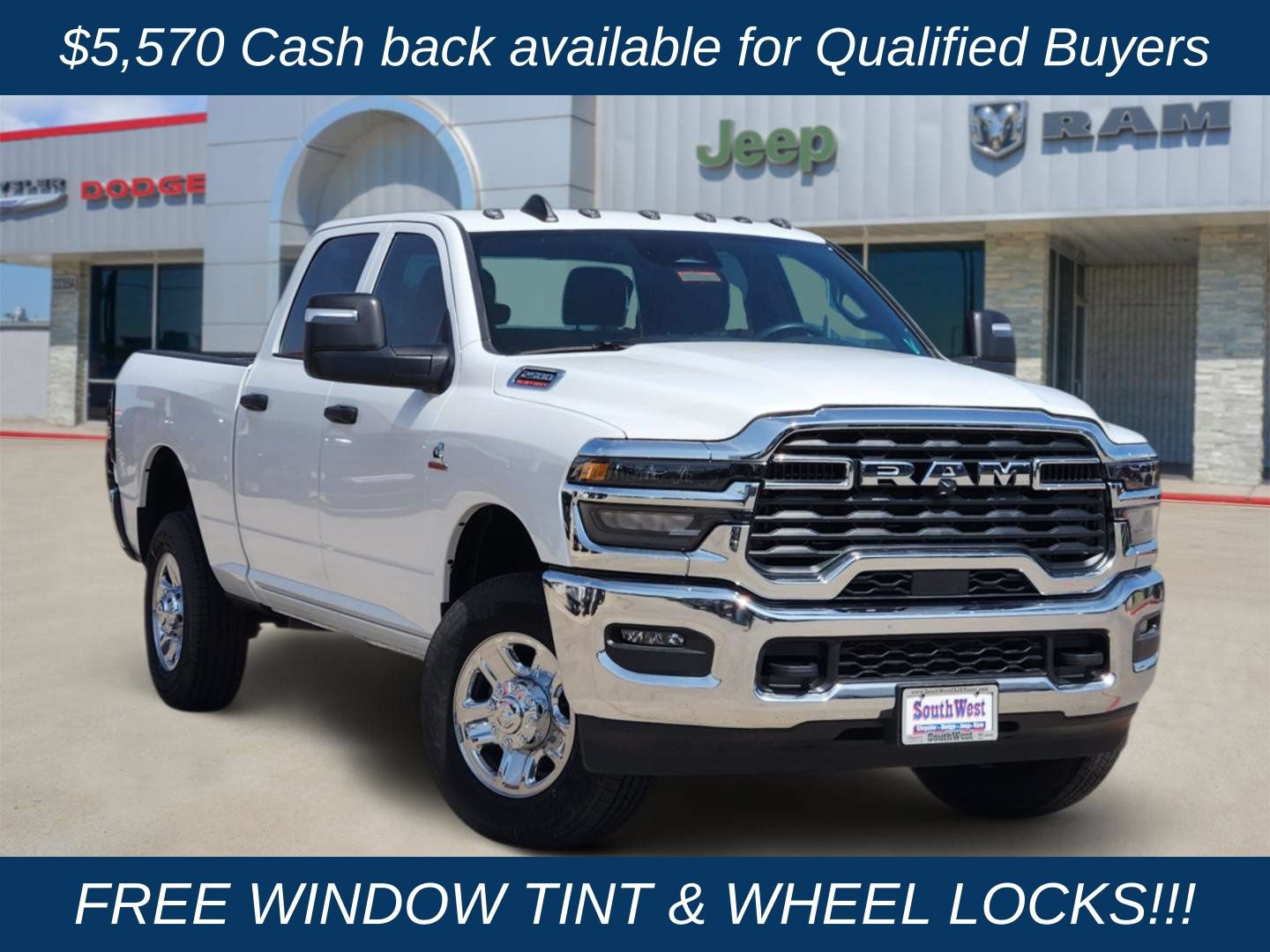New 2026 RAM 2500 Tradesman w/ Chrome Appearance Group