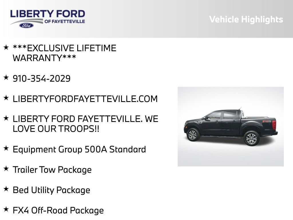 Used 2023 Ford Ranger Lariat w/ FX4 Off-Road Package AWD/4WD image 5