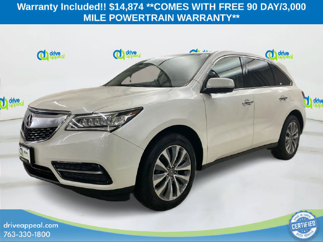 Used 2015 Acura MDX w/ Technology Package AWD/4WD image 2