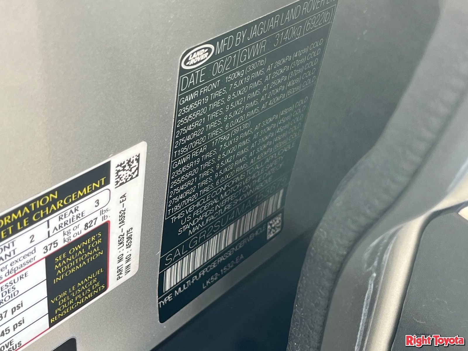 Used 2021 Land Rover Range Rover AWD/4WD image 33