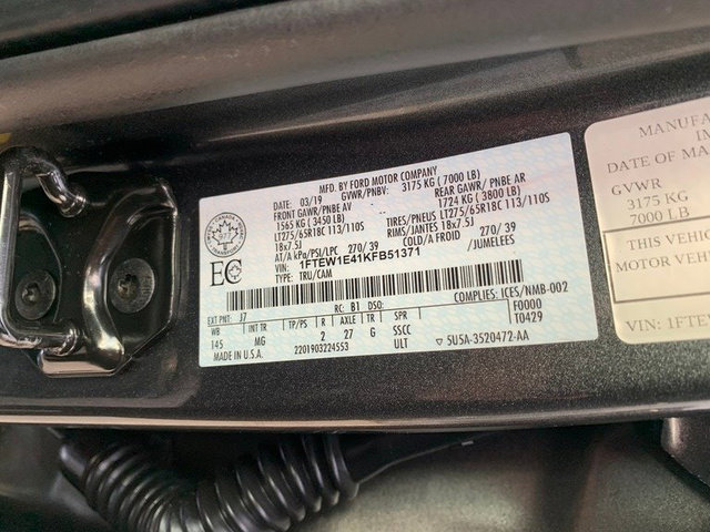 Used 2019 Ford F150 XLT w/ Equipment Group 301A Mid AWD/4WD image 28