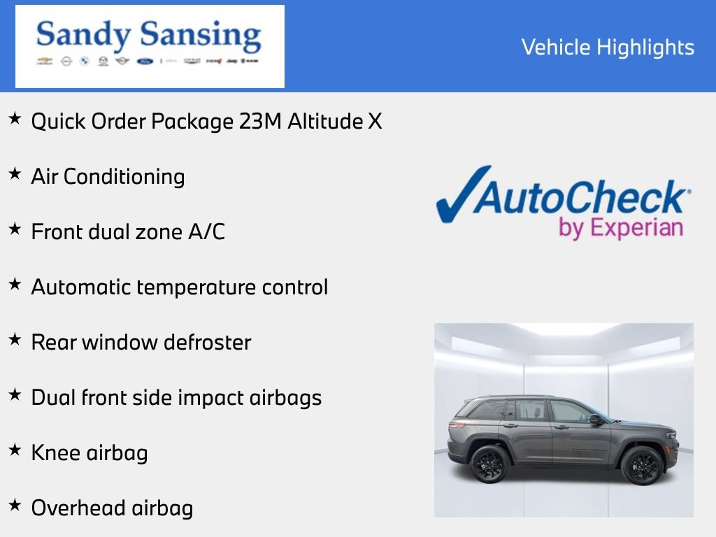 Used 2025 Jeep Grand Cherokee Altitude AWD/4WD image 7