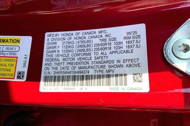 New 2025 Honda CR-V EX image 13