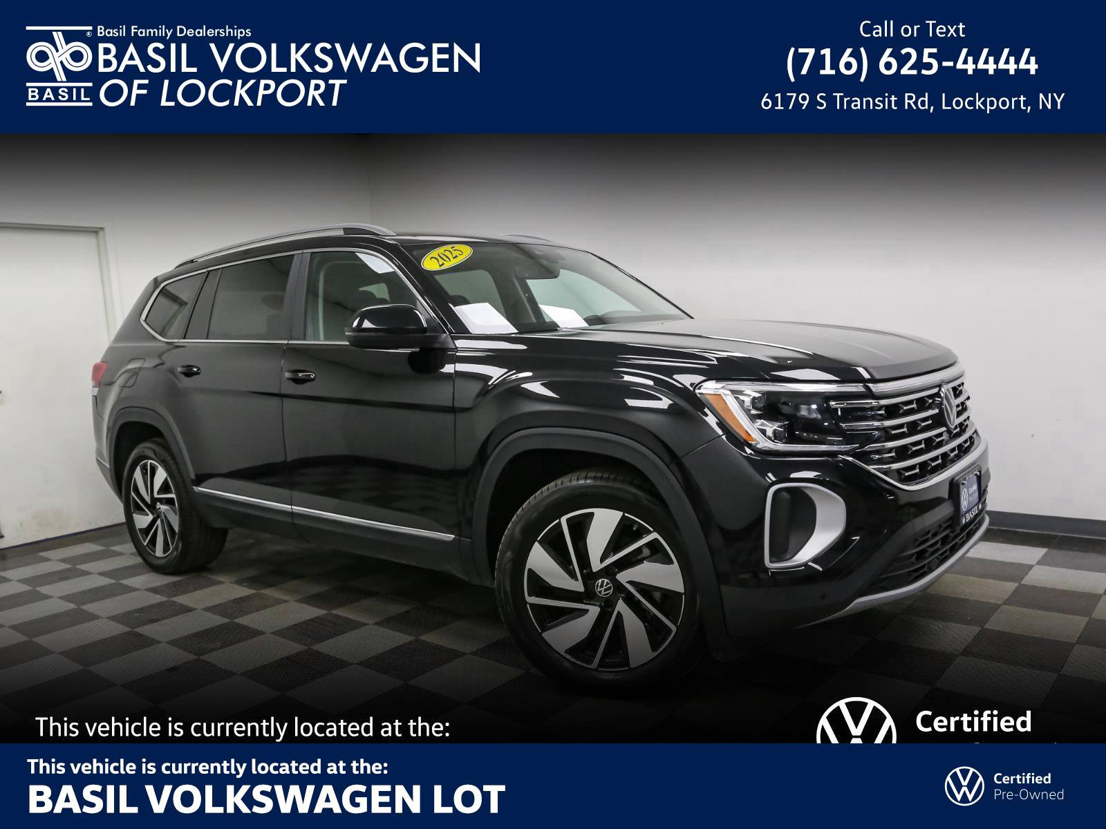 Certified 2025 Volkswagen Atlas SEL