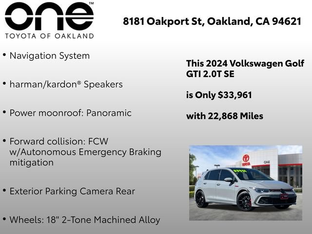 Used 2024 Volkswagen GTI SE FWD image 5