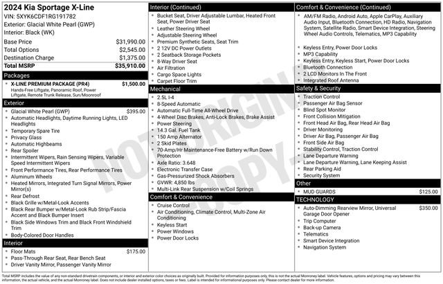 Used 2024 Kia Sportage X-Line w/ X-Line Premium Package image 13