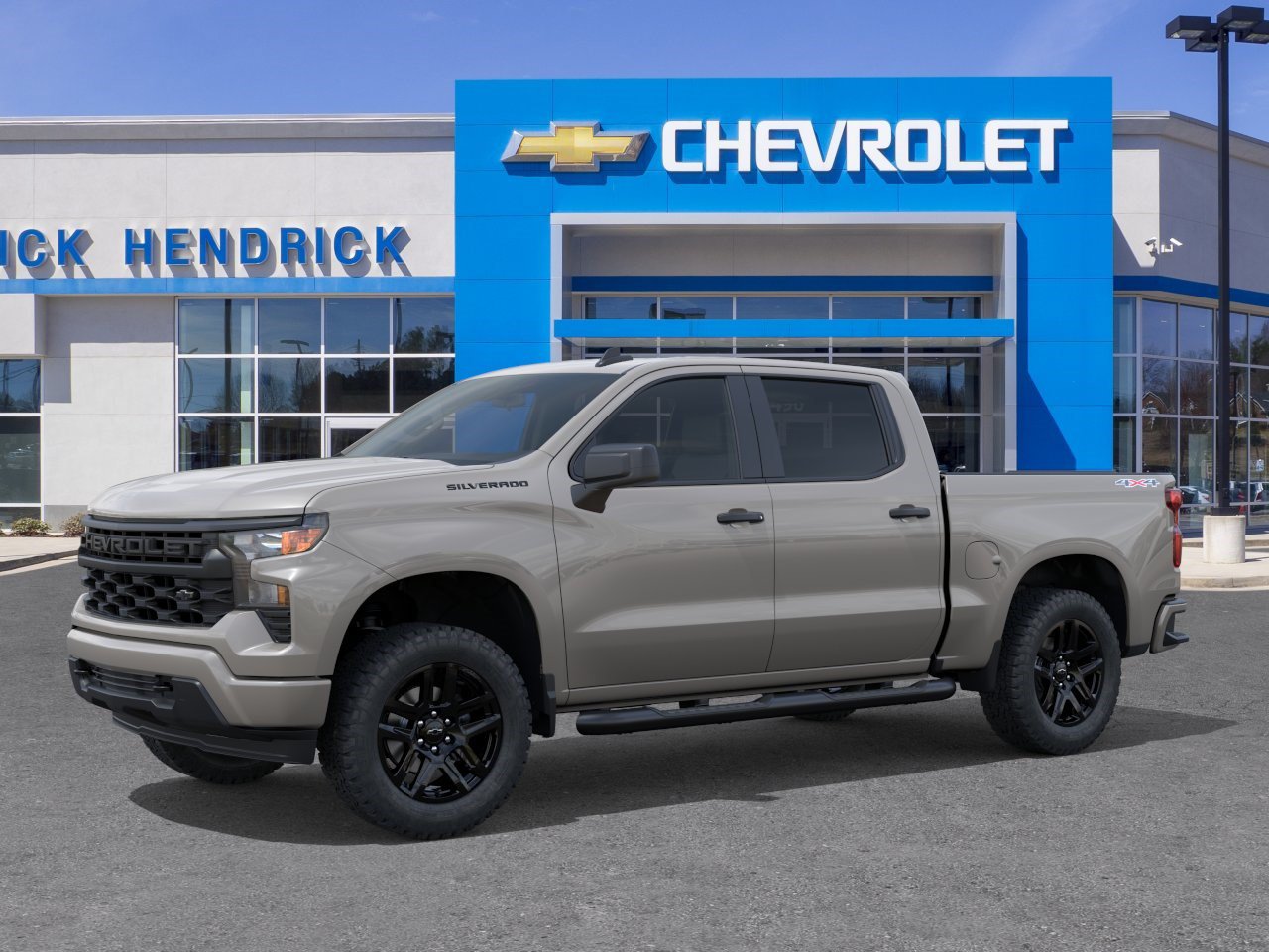 New 2026 Chevrolet Silverado 1500 Custom w/ Turbomax Blackout Package AWD/4WD image 3