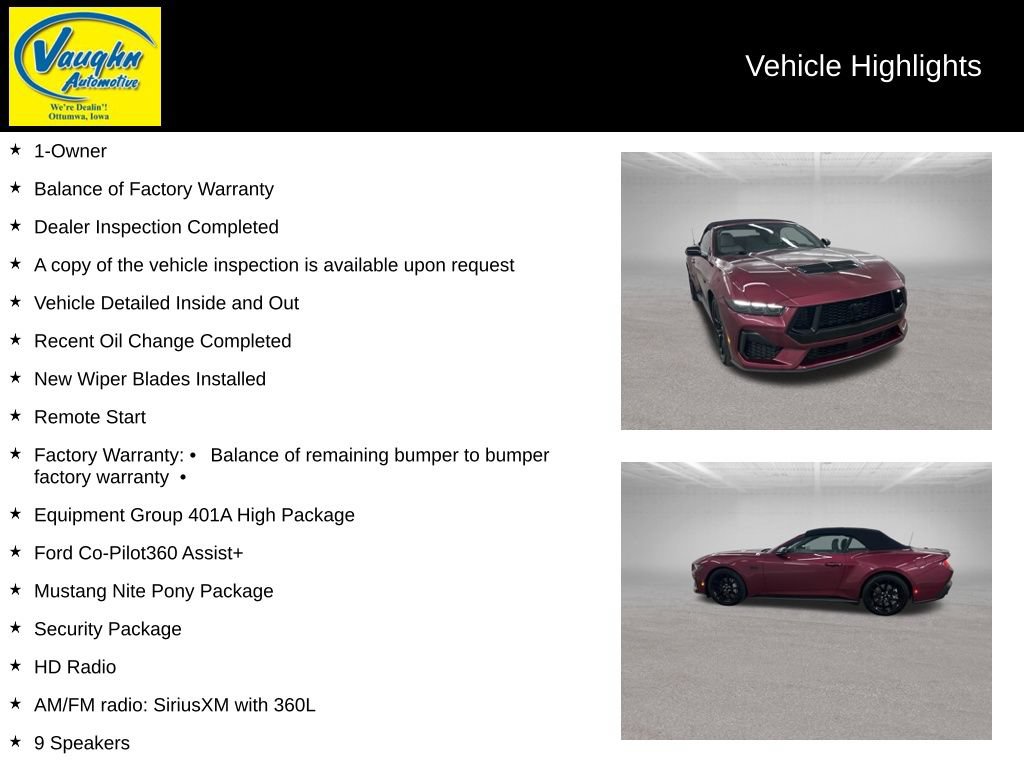 Used 2025 Ford Mustang GT Premium RWD video 2