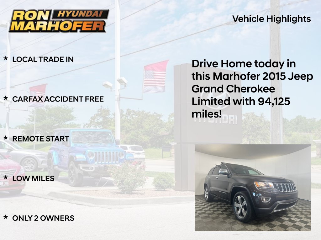 Used 2015 Jeep Grand Cherokee Limited w/ Trailer Tow Group IV AWD/4WD image 15