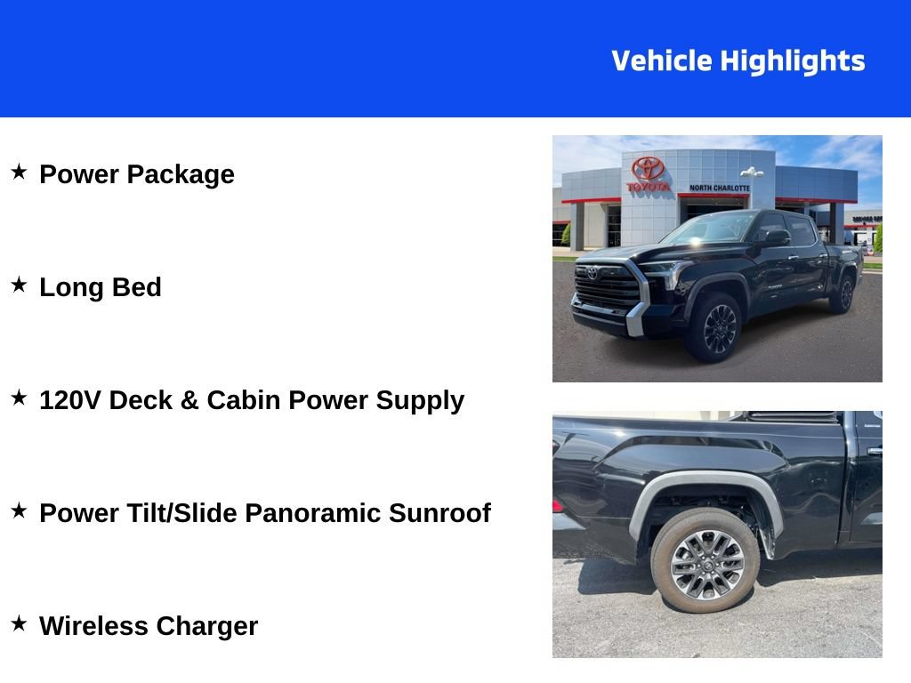 Used 2025 Toyota Tundra Limited w/ Power Package AWD/4WD image 4