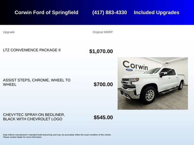Used 2021 Chevrolet Silverado 1500 LTZ w/ LTZ Convenience Package II AWD/4WD image 5