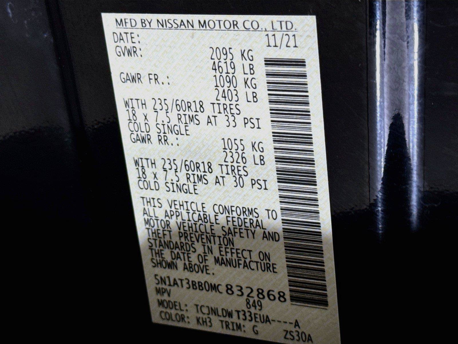Used 2021 Nissan Rogue SV AWD/4WD image 31