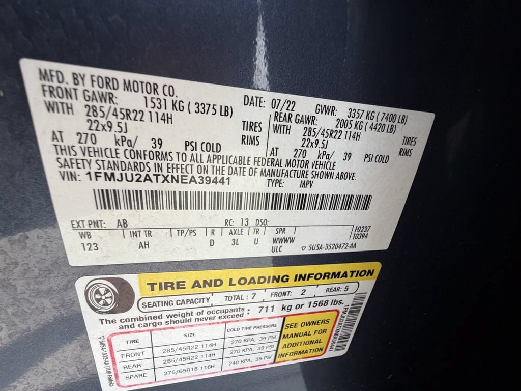 Used 2022 Ford Expedition Limited AWD/4WD image 33