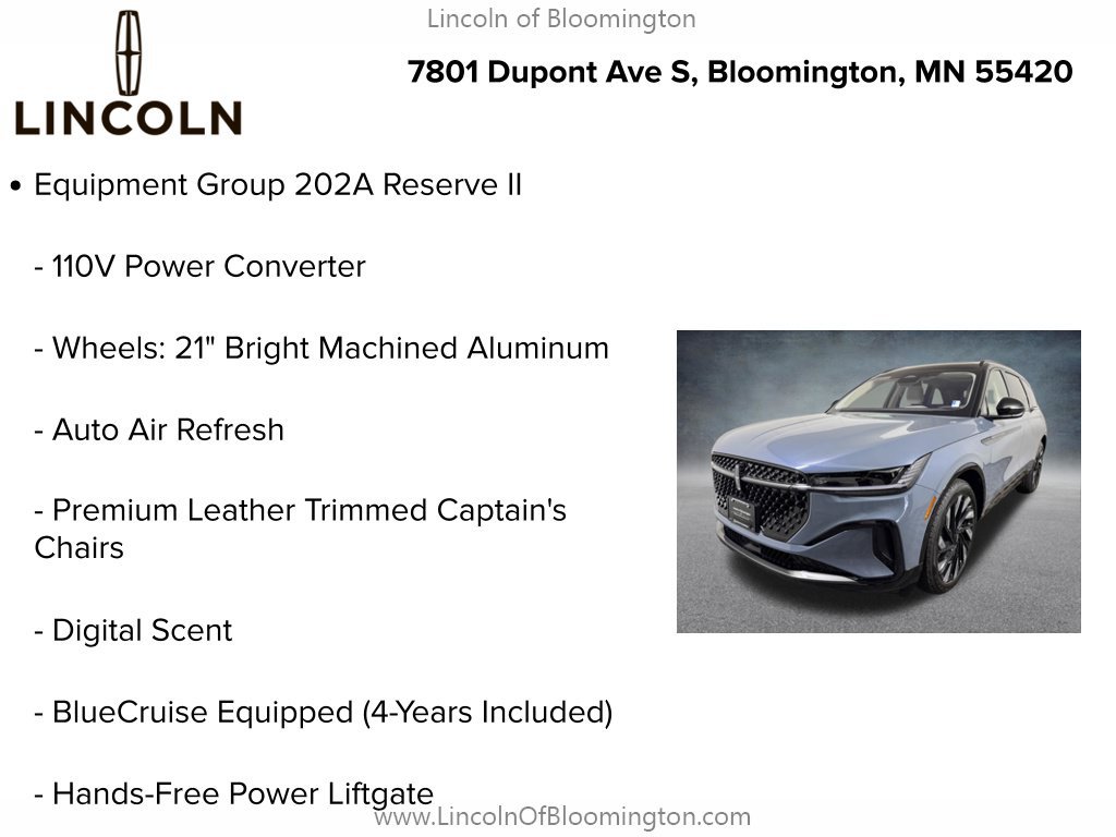 New 2026 Lincoln Nautilus Reserve w/ Jet Appearance Package AWD/4WD image 5
