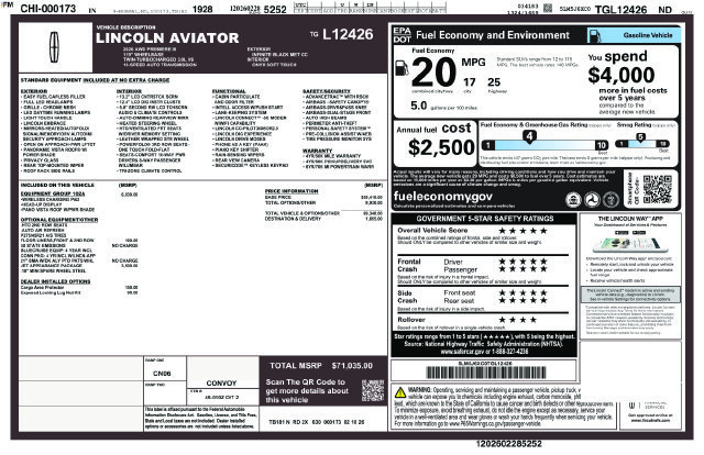 New 2026 Lincoln Aviator AWD image 4