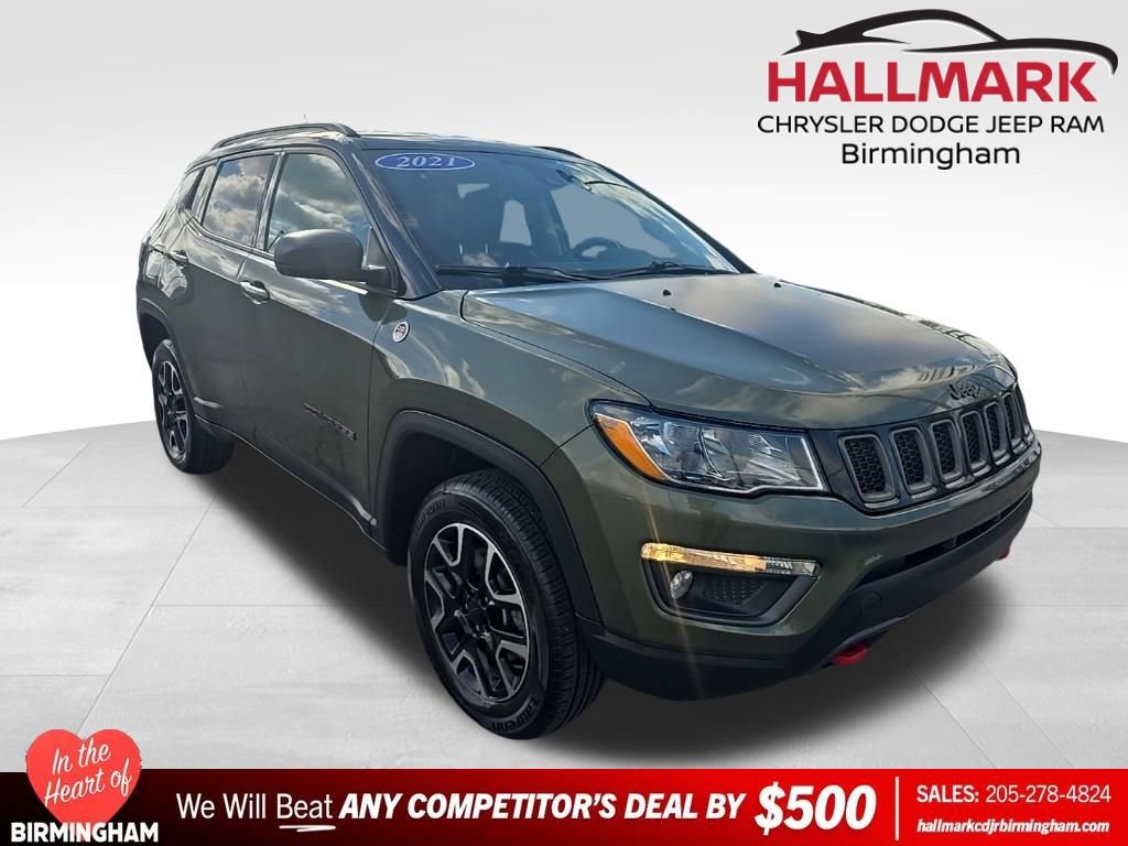 Used 2021 Jeep Compass Trailhawk w/ Convenience Group AWD/4WD image 1