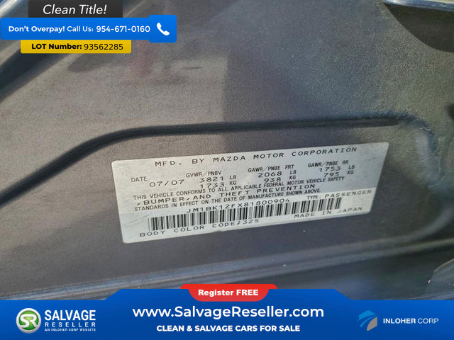 Used 2008 MAZDA MAZDA3 i Touring image 16