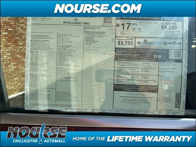 New 2025 Nissan Armada SL w/ Captain's Chari Seat Package AWD/4WD image 11