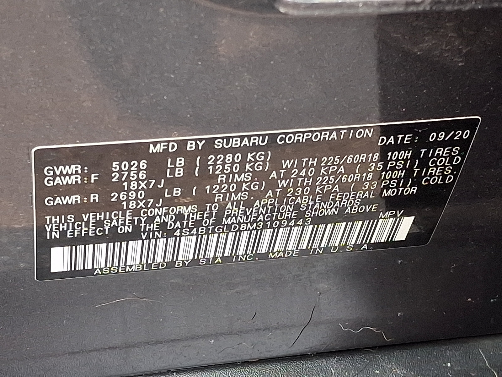 Used 2021 Subaru Outback Onyx Edition XT w/ Popular Package #2 AWD/4WD image 27
