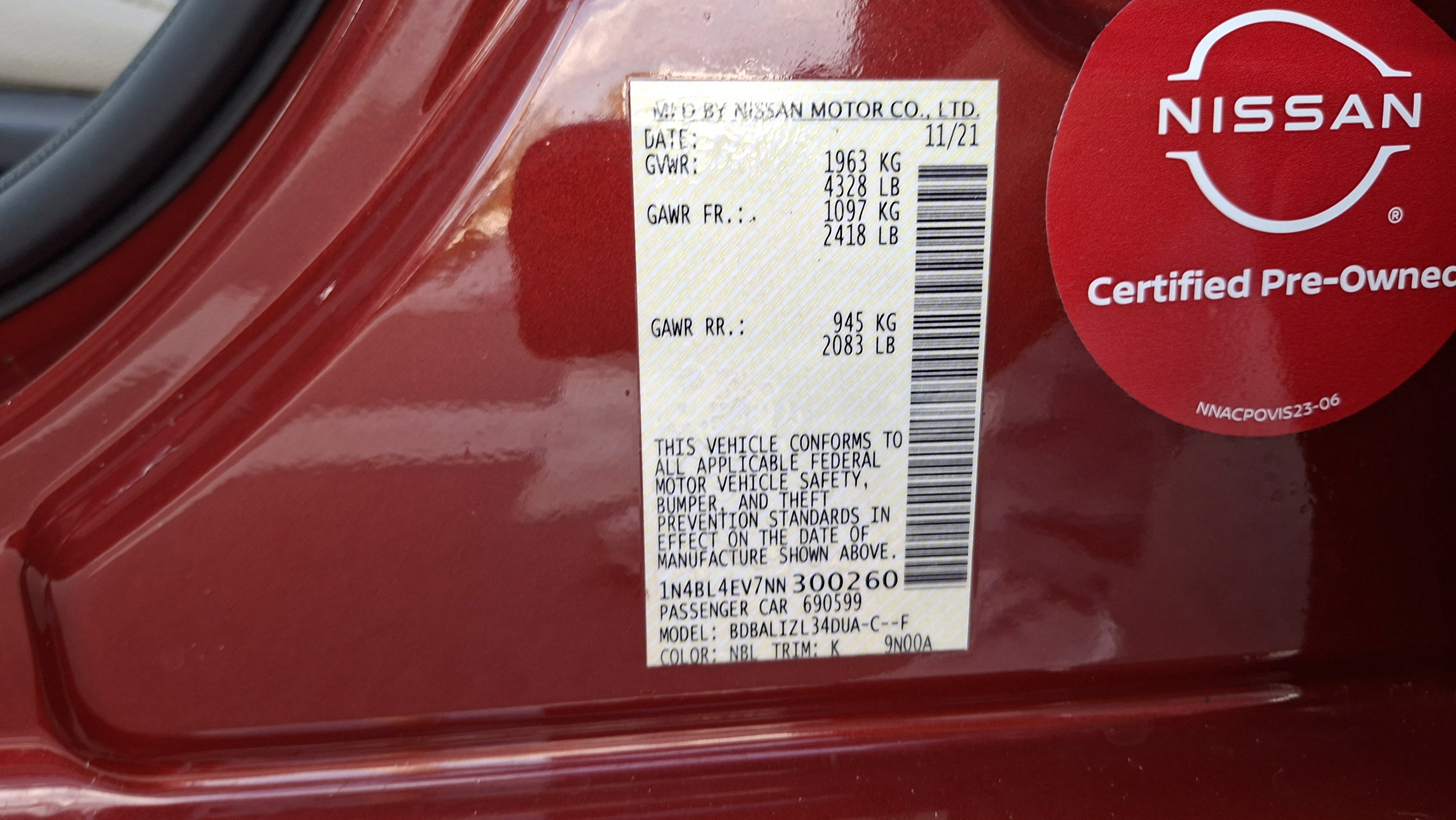 Used 2022 Nissan Altima 2.5 SL image 26