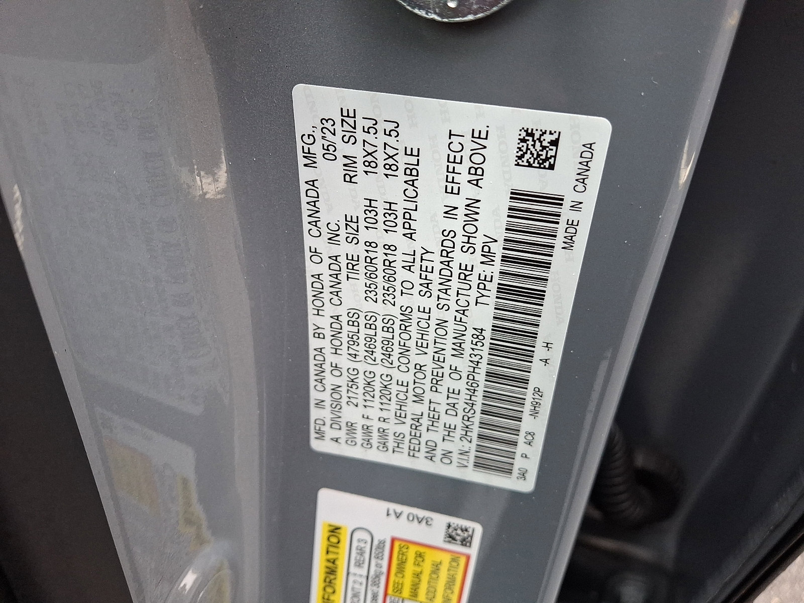 Certified 2023 Honda CR-V EX image 27