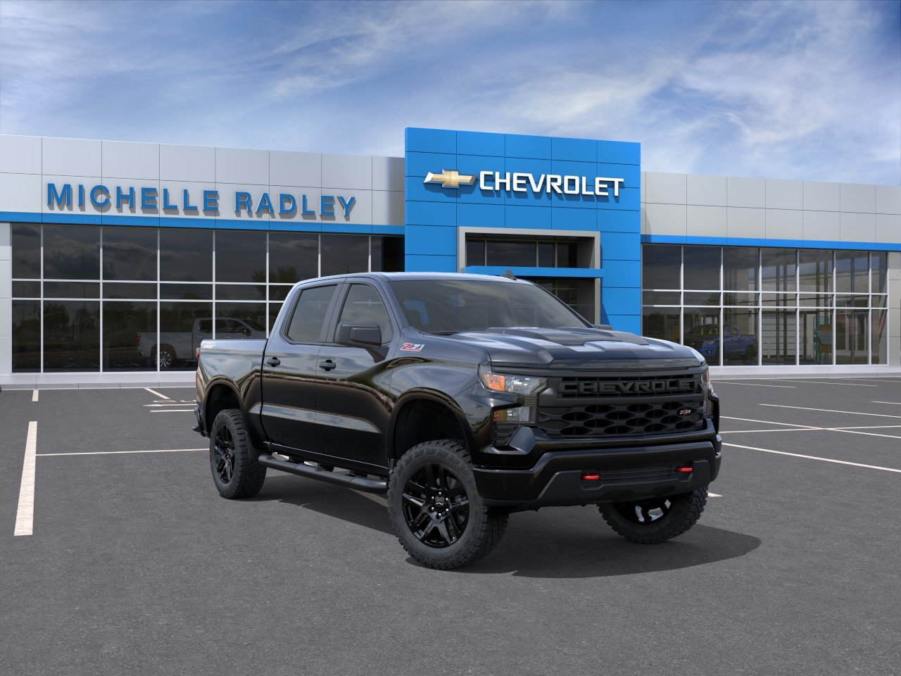 New 2026 Chevrolet Silverado 1500 Custom Trail Boss w/ LPO, Dark Essentials Package AWD/4WD image 1
