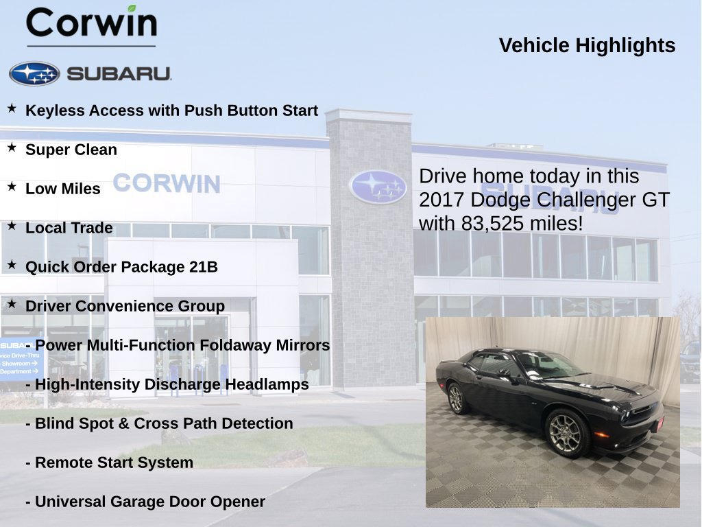 Used 2017 Dodge Challenger GT w/ Driver Convenience Group AWD/4WD image 6
