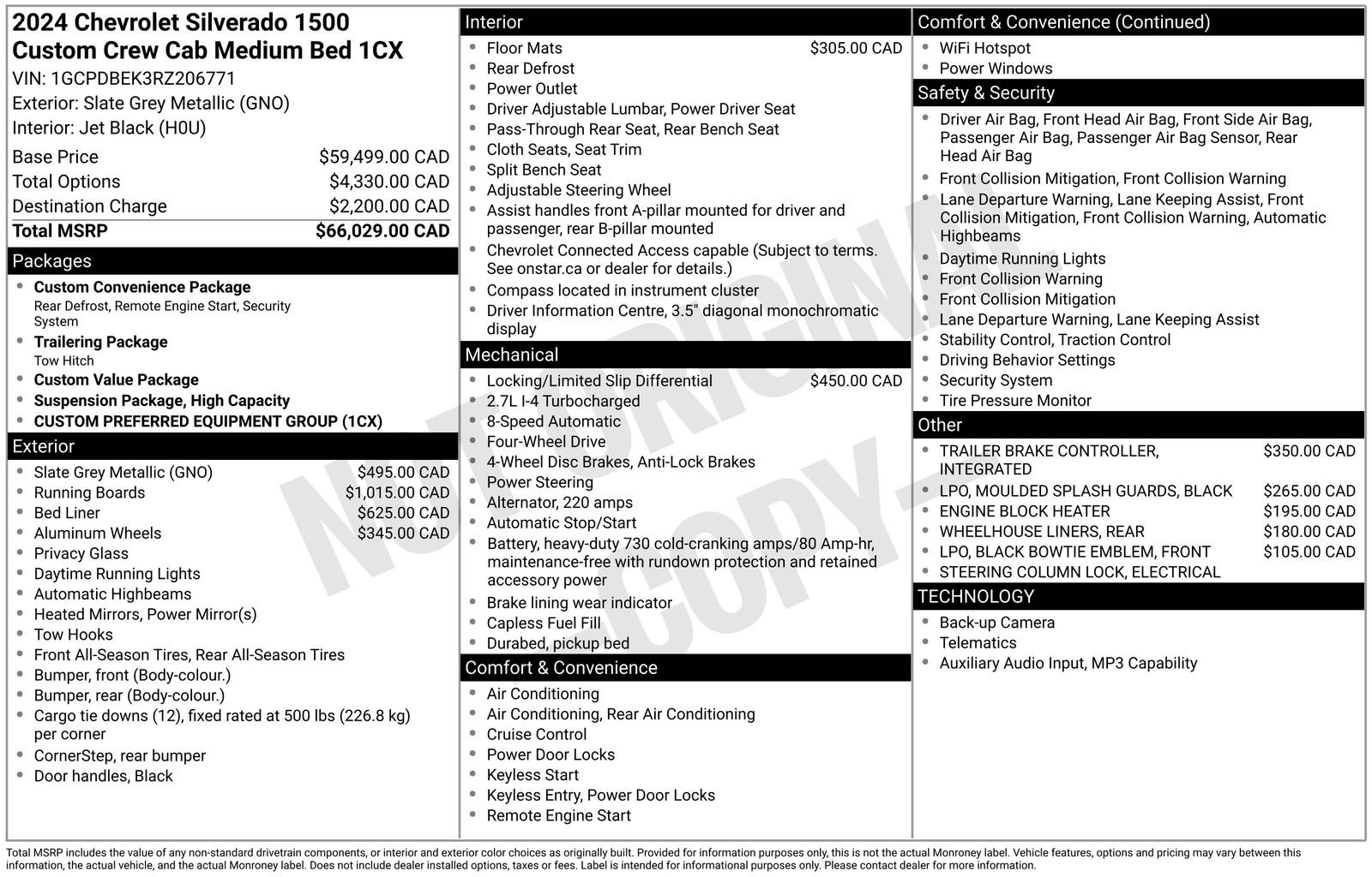 Used 2024 Chevrolet Silverado 1500 Custom AWD/4WD image 11