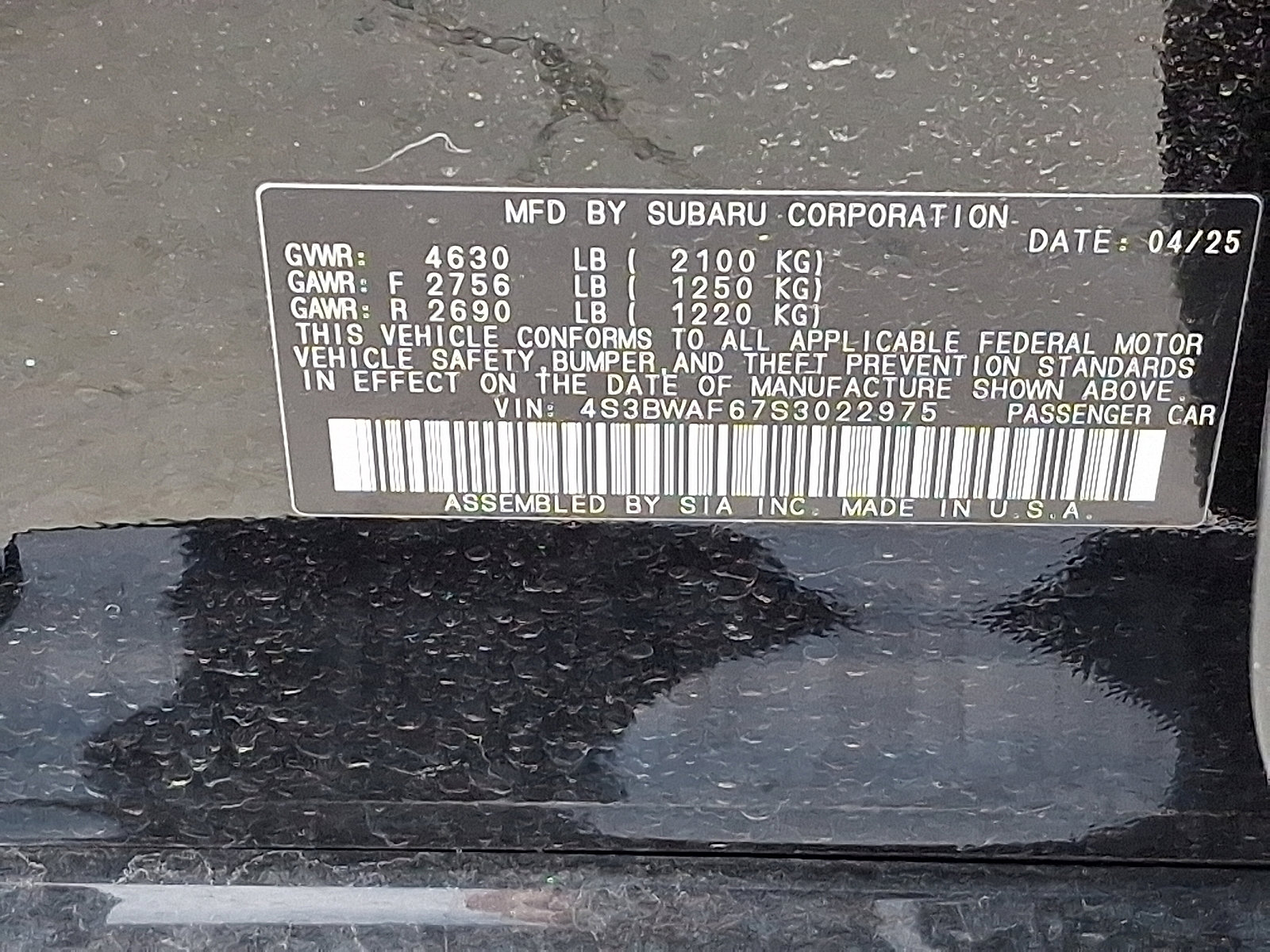 Certified 2025 Subaru Legacy Premium image 49