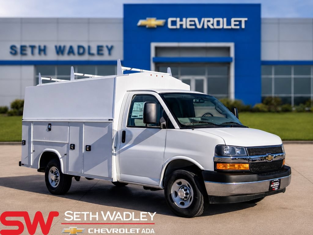 Used 2024 Chevrolet Express 3500 w/ Power Convenience Package RWD image 1