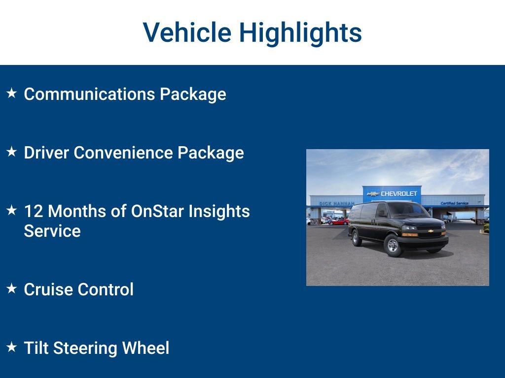 New 2025 Chevrolet Express 2500 w/ Communications Package image 3