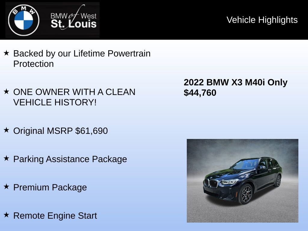 Used 2022 BMW X3 M40i image 8