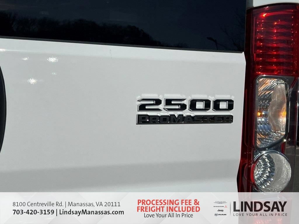 New 2026 RAM ProMaster 2500 w/ Quick Order Package 22H SLT+ FWD image 8