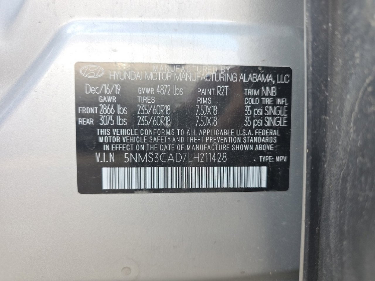 Used 2020 Hyundai Santa Fe SEL w/ Convenience Package image 18