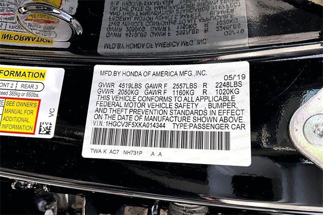 Certified 2019 Honda Accord EX-L image 19