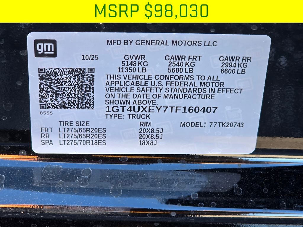 New 2026 GMC Sierra 2500 Denali Ultimate w/ LPO, Black Badging Package image 46