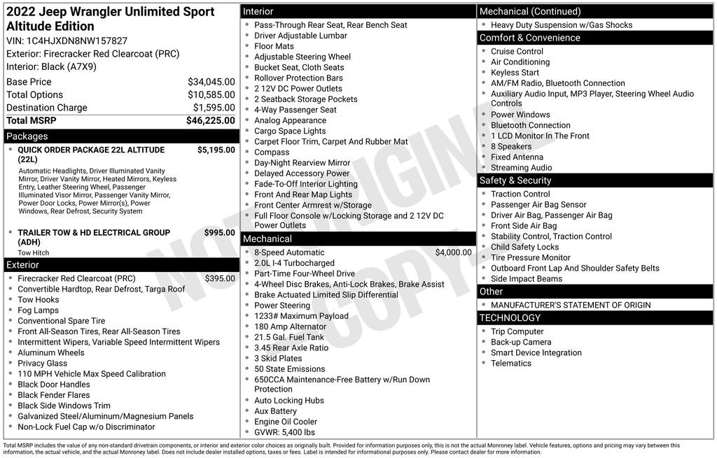 Used 2022 Jeep Wrangler Unlimited Sport image 2