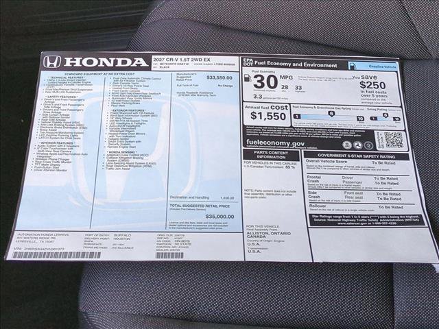 New 2027 Honda CR-V EX image 17