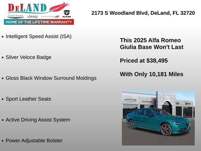 Used 2025 Alfa Romeo Giulia AWD w/ Veloce Package AWD image 25